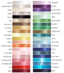 satin ribbon color charts china satin ribbon color charts