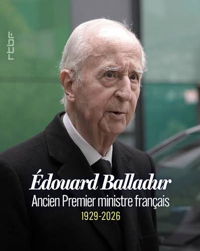 L'ancien Premier ministre Edouard Balladur est décédé lundi à Paris à l'âge de 97 ans. Il fut le dernier Premier ministre de François Mitterrand de mars 1993 à mai 1995. https://www.rtbf.be/article/france-l-ancien-premier-ministre-edouard- balladur-est ...
