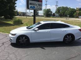 We may earn money from the links on this page. Hooking Our Customers 2017 Chevy Malibu With 22 Massiv Black W Chrome Inserts Ridding On 245 30r22 Delinte D7 Tires Hit Us Up For Chevy Malibu Car Shop Tire