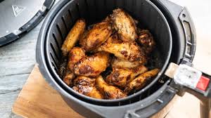 Deep fry chicken wings for approximately eight to 10 minutes in oil that's heated to 375 degrees fahrenheit. Healthy Air Fryer Chicken Wings Recipe No Oil Best Recipe Box