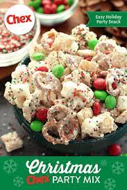 Christmas Chex Party Mix Recipe Chex Mix Recipes Christmas Christmas Snacks Christmas Cooking