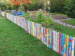 The wooden fences are the most common types of fencing used. 15 Stunning Fence Painting Designs To Inspire Your Own Backyard