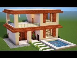 Minecraft Tutorial Casa Moderna Simples Minecraft Tutorial Casa Moderna Simples In 2020 Minecraft House Tutorials Easy Minecraft Houses Modern Minecraft Houses