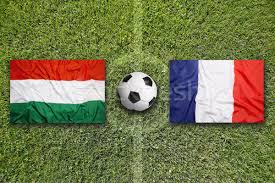 France last played hungary in june 1986, beating them by three goals to nil but marco rossi's side have been gaining momentum in the last few years, which could be a worry for didier deschamps's men. Hungary Vs France Flags On Soccer Field Stock Photo C Kb Photodesign 7808437 Stockfresh
