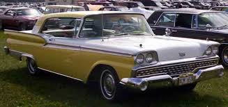 The car cruised through the 1960s and into the 1970s. Datei 1959 Ford Galaxie Yellow White Jpg Wikipedia