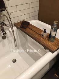 Jul 09, 2020 · these bathtub trays are here to help,. Rustic Wood Bathtub Tray Bath Caddy Bath Tray Rustic Bathtubs Wood Bath Tray