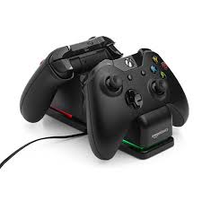 Amazon Com Amazonbasics Dual Charging Station For Xbox One Electronics Xbox One Elite Controller Xbox One Controller Xbox One