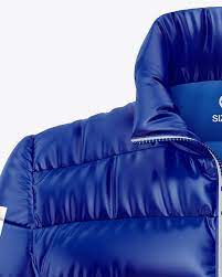 Download Glossy Women S Down Jacket Mockup Front View In Apparel Mockups On Yellow Images Object Mockups
