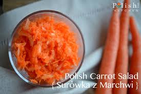 Carrot Salad {Surówka z Marchwi} - Polish Your Kitchen
