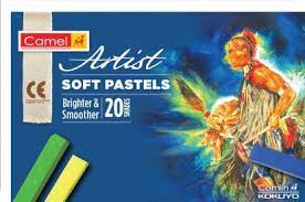 These soft pastels are bright and smoother. Flipkart Com Camel Soft Pastels 20 Shades Prints Stamps Painting Kit