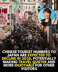Japan finally gets breathing room as fewer Chinese tourists ease crowds and  prices Japan is seeing a rare pause in overtourism as growth in Chinese  visitors slows and cancellations rise across major
