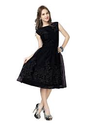 Type A Line Length Midi Knee Length Fabric Net Occasion Party Sleevele Western Wear Dresses Western Dresses For Girl White Dresses For Women