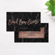 Black And Gold Business Cards Background Events Logo Rose Gold Typography Black Marble Business Card Zazzle Com Gold Typography Lashes Logo Event Logo