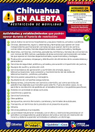 Gobierno Chihuahua On Twitter Conoce Las Restricciones Que Inician Este 5 De Noviembre Ante La Alerta Sanitaria En El Estado De Chihuahua Dictaminada Por El Consejo Estatal De Salud Ante La Pandemia