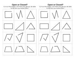 Beginning Geometry Shape Anchor Chart First Grade Worksheets Common Core Standards