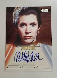 CARRIE FISHER SIGNED