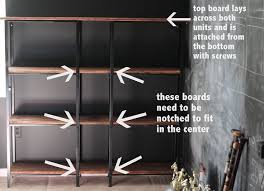 Ikea Hack Rustic Industrial Bookcase Bookcase Hack Ikea Ikeahacks Rusticindustrial Ikea Diy Regal Bauen Diy Design
