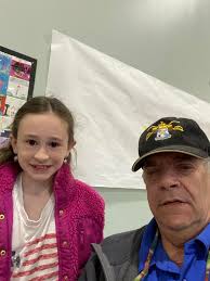 Honor a Veteran with Gerry Decker Phil Giacone at BCSD 🇺🇸 Great event  with the children 🇺🇸Scott Edward Anson