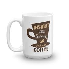 Engraved desk accessories, fancy stamp boxes, business card cases you'll find only at kyle design. Instant School Secretary Just Add Coffee Tea Gift Mug Secretarial Appreciation Gifts For Administrative Assistant Office Secretaries And Men Women Coffee Lover 15oz Walmart Com Walmart Com