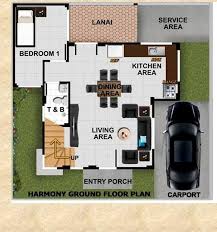 Floor plan with measurements in meters. Four Bedroom House Concept On 135 Sq M Lot House And Decors