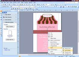 Invite Tutorial With Ms Publisher How To Make Invitations Tutorial Microsoft Publisher