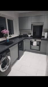 Howdens 3m x 22mm square edge tempest grey marble effect laminate worktop lamona lam2410 60cm stainless steel chimney cooker hood howdens professional white wash oak luxury vinyl flooring 2.01 m² pack Here S A Few Pics Of Another Howdens Paul Finnon Joinery Facebook