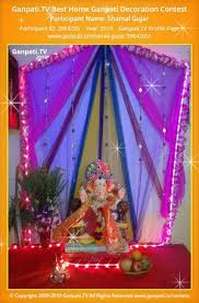 Colourful Net Cloth Ganpati Tv So plan and decorate your home with new creative and innovative décor ideas that not just look great but are also easy on our pocket.