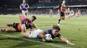 Bord na mona walsh cup highlight: Nrl 2021 Reece Walsh Try Try Assists Stats Warriors Vs Wests Tigers Roger Tuivasa Sheck