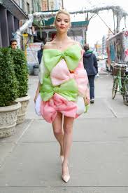 Browse all runway pictures of celia kritharioti at couture spring 2017. Anya Taylor Joy In Celia Kritharioti Heading To Live With Kelly And Ryan Fashionsizzle