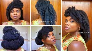 Easy Updo For Long Thick 4c Natural Hair Step By Step Step By Step Hairstyles 4c Natural Hair Natural Hair Styles