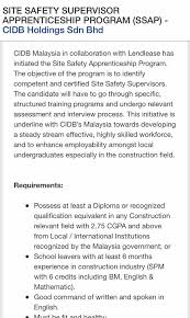 Hse resources sdn bhd (hrsb) is a intergrated management system (ims) certified and 100% bumiputera company, both in equity as well as management control. Cidb Holdings Send Your Resume Today To Facebook