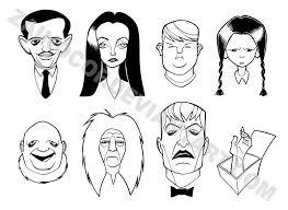 Addams Family Coloring Pages Family Coloring Pages Family Coloring Vintage Coloring Books