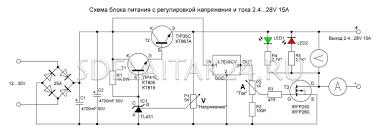 зарядное устройство с регулировкой тока и напряжения своими руками Blok Pitaniya S Regulirovkoj Toka I Napryazheniya Svoimi Rukami V 2020 G Elektronnaya Shema Shemotehnika Tokio