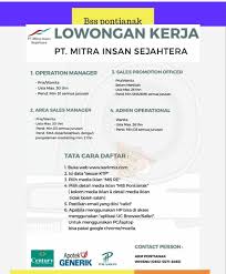 Peranan fungsi maintenance sendiri pada suatu perusahaan adalah sebagai suatu. Loker Loker Dan Info Pontianak Facebook