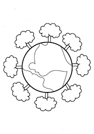 It is about the same size as the earth. 35 Free Printable Earth Day Coloring Pages