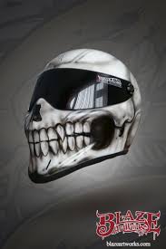 Grim Reaper Helmet Airbrushed On Matrix Street Fx Motorcycles Motorsiklet Kaski Kask Airbrush