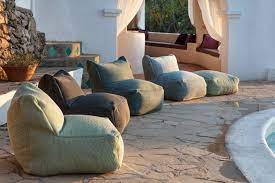 Roolf Living Dotty Poufs Outdoor Furniture Australia Outdoor Bean Bag Chair Outdoor Living