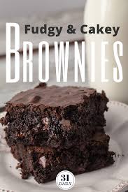 Fudgy Cakey Family Size Decadent Brownies Recipe In 2020 Perfect Brownie Recipe Fudgy Dessert Recipes Easy