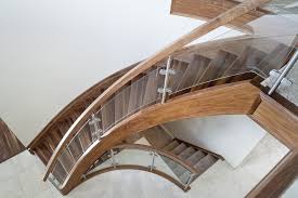 Also for curved exterior stairways, handrails must be installed on both sides even if you comply with the width requirement for the stairs. 5 Things You Need To Know About Glass Railing Specialized Stair Rail