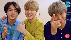 Yeah, so lucky to catch both . Bts Vlive Eat And Have Fun With Jin Jimin Rm Youtube