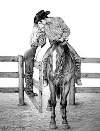 Cowboys Cowgirl Art Cowboy Art Western Art