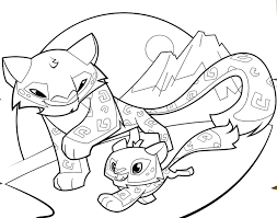 Animal Jam Coloring Pages Snow Leopard Animal Coloring Pages Animal Jam Cartoon Coloring Pages