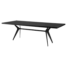 A long table gives guests a spot to put drinks, while a bottom shelf offers. Dancel Mid Century Modern Black Rectangular Dining Table 95 25 W 31 D 40 D Kathy Kuo Home