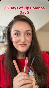 Day 2 of 25 days of lip combos. Stuck to a more neutral lip today with the  red sweatshirt. @morphebrushes @nyxcosmetics @maccosmetics