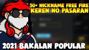 Selain itu, menggunakan nama yang. Nickname Ff Nama Free Fire Keren Tidak Pasaran 2021 Part 1 Youtube