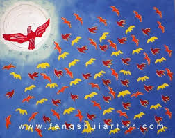 Painting By Pinar Paputcu Canada Artmajeur Feng Shui Art Feng Shui Paintings Feng Shui