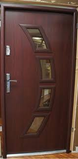 Modern Style Contemporary Steel Exterior Door With Glass The Door Is Finished With A Pvc Exterior Doors With Glass Contemporary Front Doors Door Design Modern