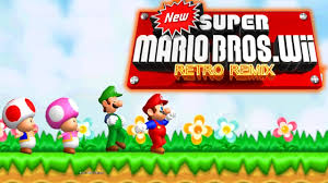 New Super Mario Bros Wii Retro Remix Full Game 100 Walkthrough Youtube