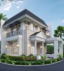 Kumpulan gambar desain rumah minimalis modern terbaru. Mr Oscar Classic House 2 Floors Design Tangerang Banten Emporio Architect Modern House Facades House Front Design Classic House Design