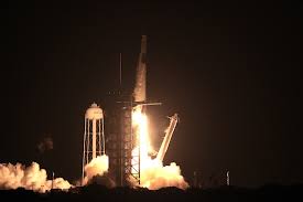 I join all americans and the people of japan in wishing the astronauts. Astronauts Fly With Spacex In Landmark Launch For Commercial Spaceflight Spaceflight Now